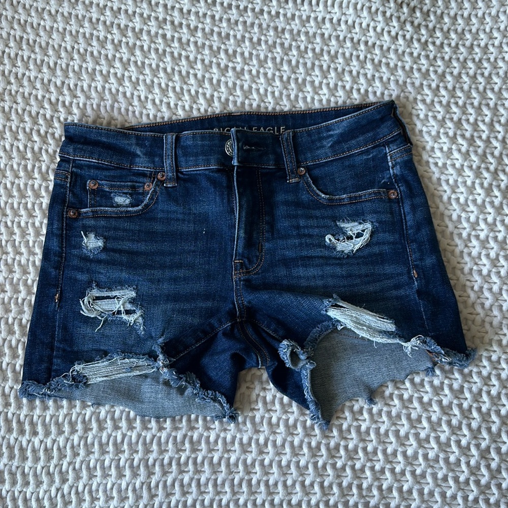American Eagle distressed shorts